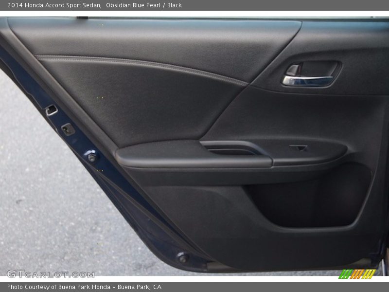 Obsidian Blue Pearl / Black 2014 Honda Accord Sport Sedan