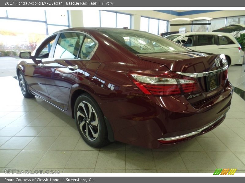 Basque Red Pearl II / Ivory 2017 Honda Accord EX-L Sedan