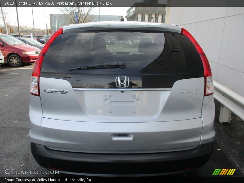 Alabaster Silver Metallic / Black 2013 Honda CR-V EX AWD