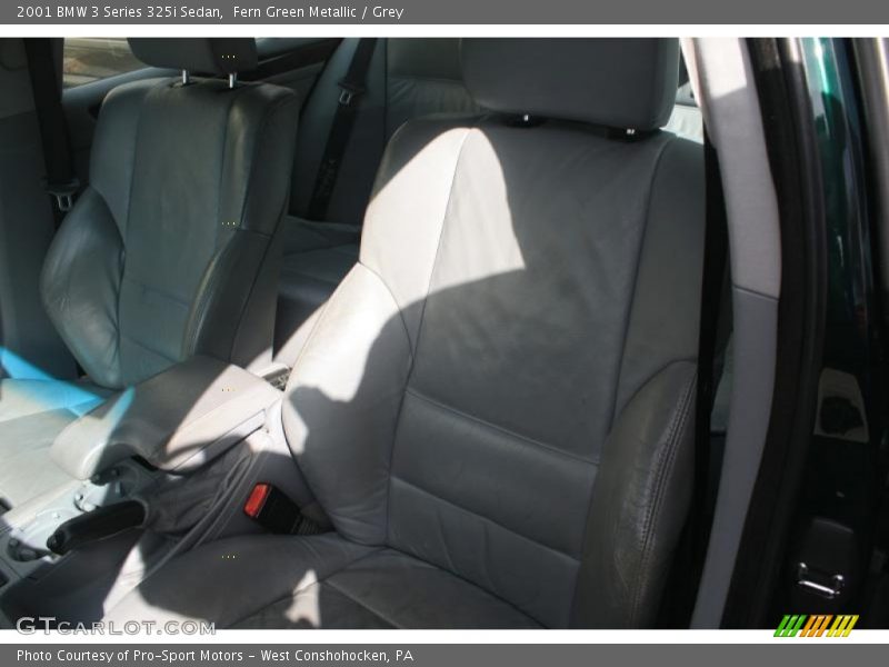 Fern Green Metallic / Grey 2001 BMW 3 Series 325i Sedan