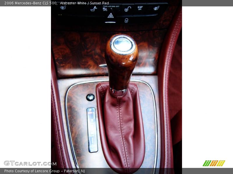 Alabaster White / Sunset Red 2006 Mercedes-Benz CLS 500