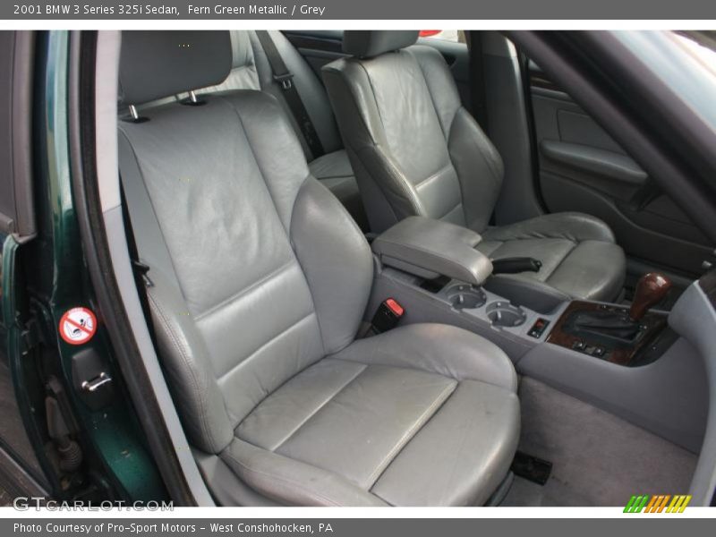 Fern Green Metallic / Grey 2001 BMW 3 Series 325i Sedan