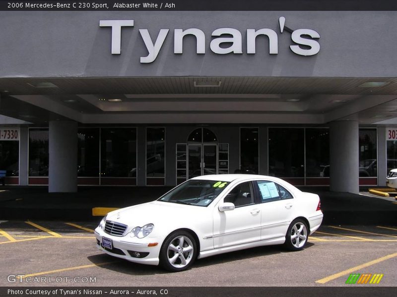 Alabaster White / Ash 2006 Mercedes-Benz C 230 Sport