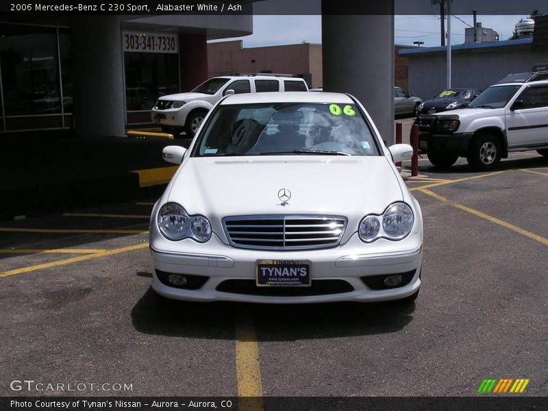 Alabaster White / Ash 2006 Mercedes-Benz C 230 Sport