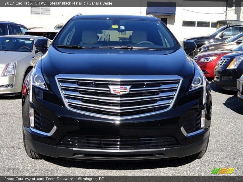 Stellar Black Metallic / Sahara Beige 2017 Cadillac XT5 FWD