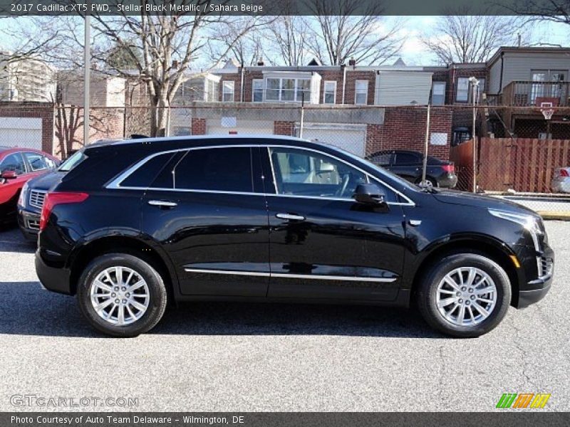 Stellar Black Metallic / Sahara Beige 2017 Cadillac XT5 FWD