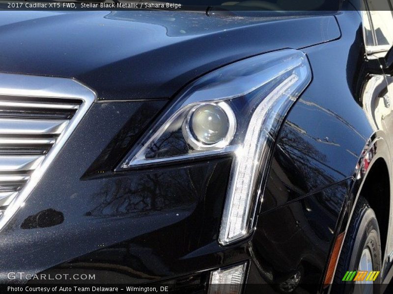 Stellar Black Metallic / Sahara Beige 2017 Cadillac XT5 FWD