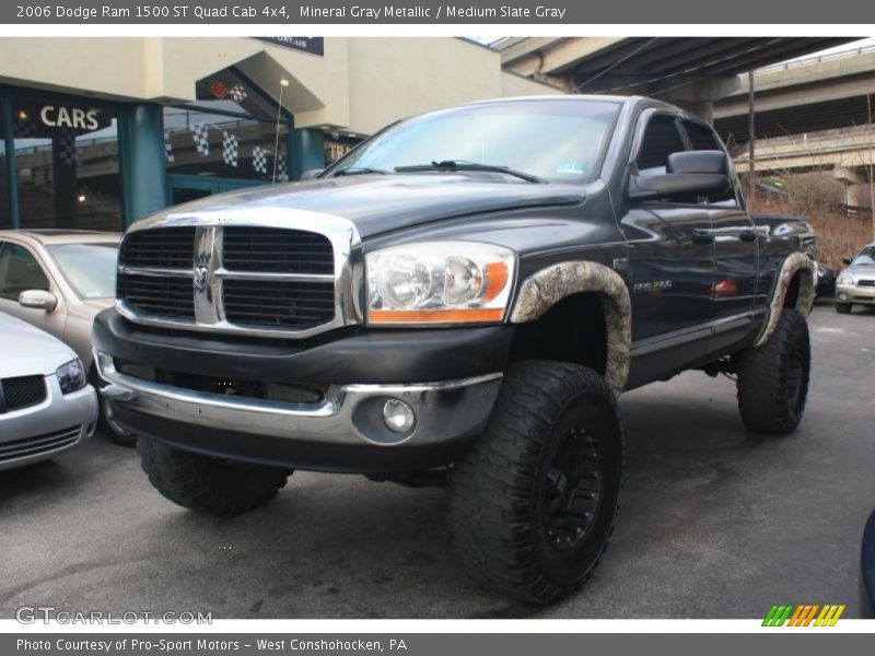 Mineral Gray Metallic / Medium Slate Gray 2006 Dodge Ram 1500 ST Quad Cab 4x4