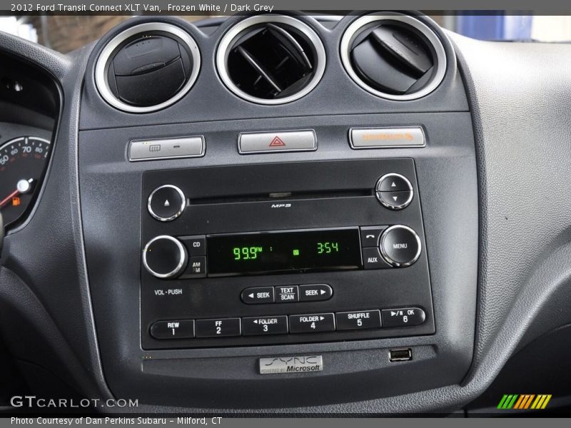 Frozen White / Dark Grey 2012 Ford Transit Connect XLT Van