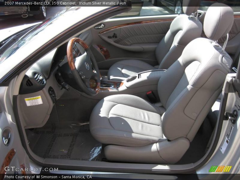 Iridium Silver Metallic / Ash 2007 Mercedes-Benz CLK 350 Cabriolet