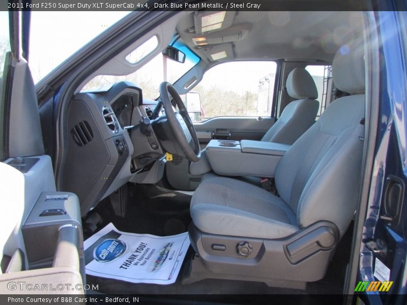  2011 F250 Super Duty XLT SuperCab 4x4 Steel Gray Interior