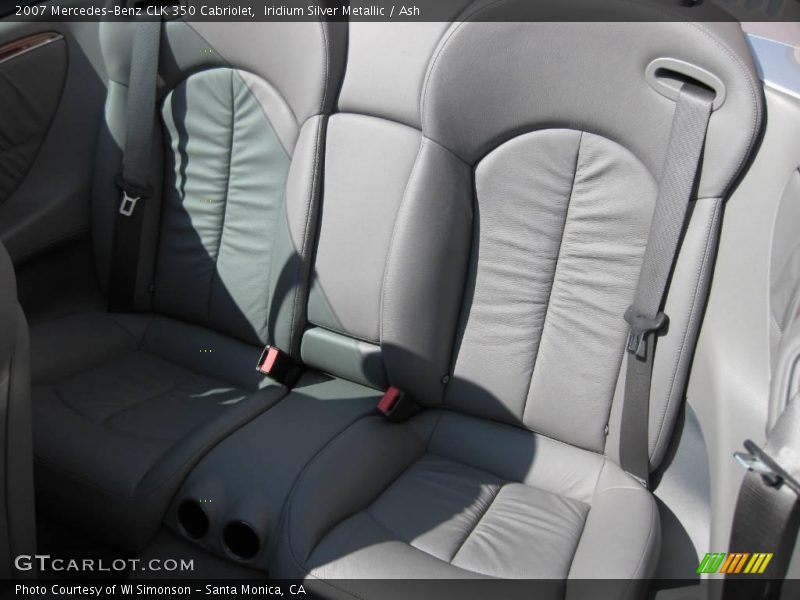 Iridium Silver Metallic / Ash 2007 Mercedes-Benz CLK 350 Cabriolet