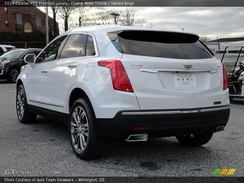 Crystal White Tricoat / Sahara Beige 2017 Cadillac XT5 Premium Luxury