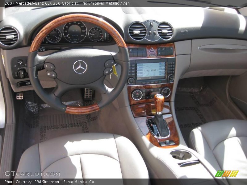 Iridium Silver Metallic / Ash 2007 Mercedes-Benz CLK 350 Cabriolet