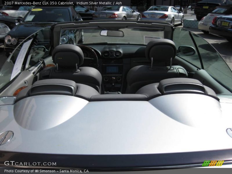 Iridium Silver Metallic / Ash 2007 Mercedes-Benz CLK 350 Cabriolet