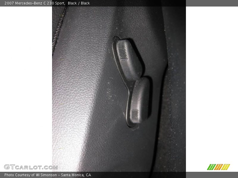 Black / Black 2007 Mercedes-Benz C 230 Sport