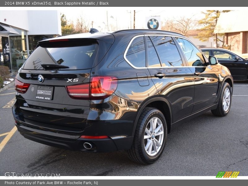 Black Sapphire Metallic / Black 2014 BMW X5 xDrive35d