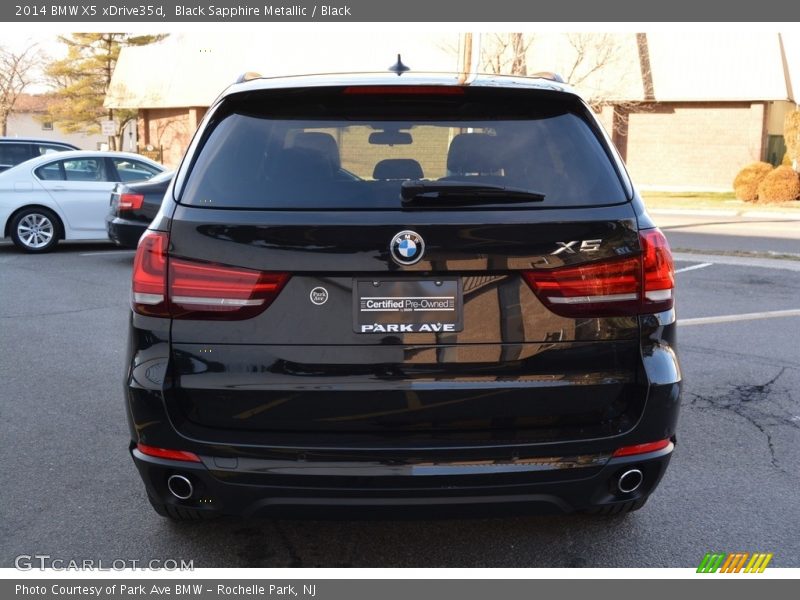 Black Sapphire Metallic / Black 2014 BMW X5 xDrive35d