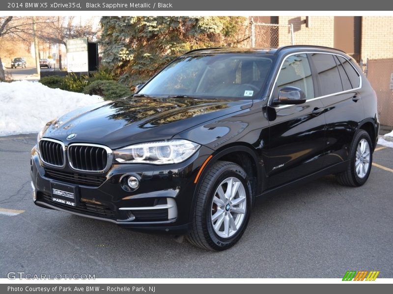 Black Sapphire Metallic / Black 2014 BMW X5 xDrive35d