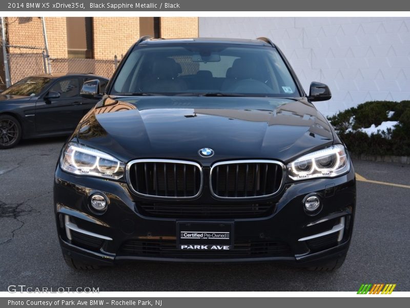 Black Sapphire Metallic / Black 2014 BMW X5 xDrive35d