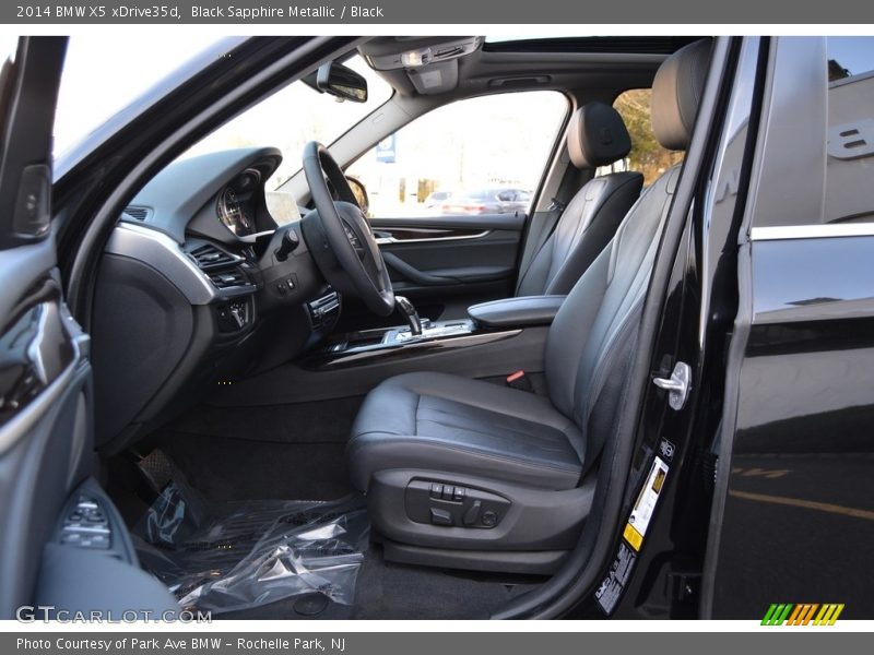 Black Sapphire Metallic / Black 2014 BMW X5 xDrive35d