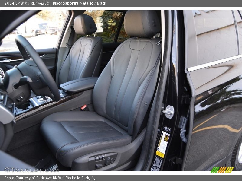 Black Sapphire Metallic / Black 2014 BMW X5 xDrive35d