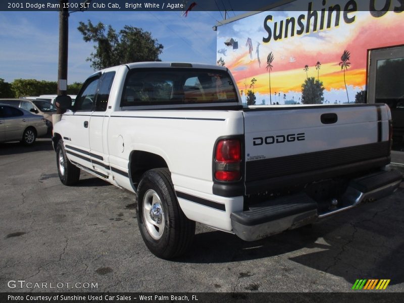 Bright White / Agate 2001 Dodge Ram 1500 SLT Club Cab