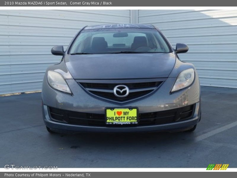 Comet Gray Mica / Black 2010 Mazda MAZDA6 i Sport Sedan