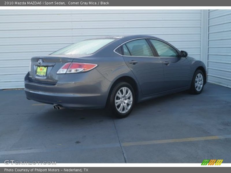 Comet Gray Mica / Black 2010 Mazda MAZDA6 i Sport Sedan