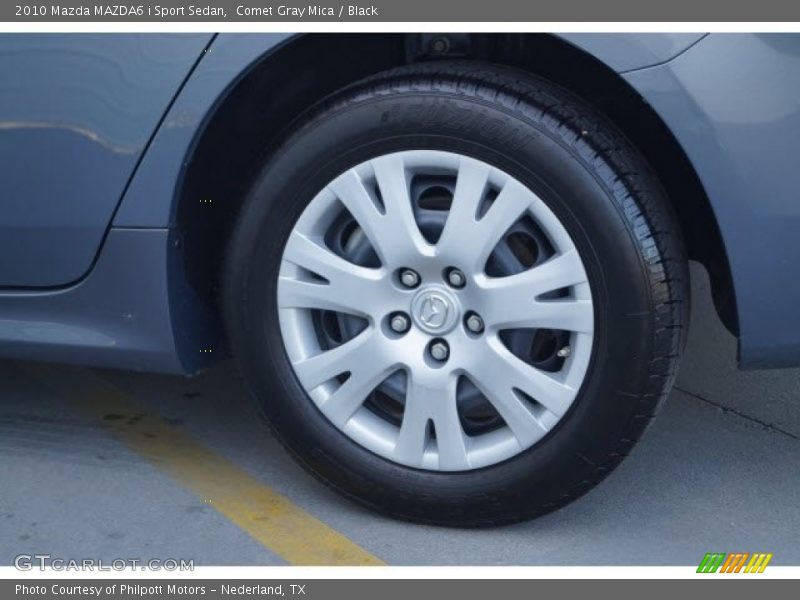 Comet Gray Mica / Black 2010 Mazda MAZDA6 i Sport Sedan