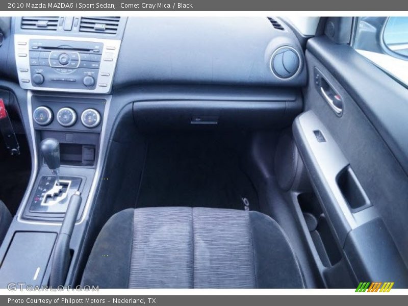 Comet Gray Mica / Black 2010 Mazda MAZDA6 i Sport Sedan