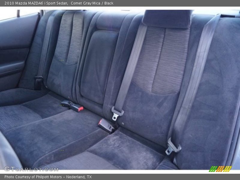 Comet Gray Mica / Black 2010 Mazda MAZDA6 i Sport Sedan