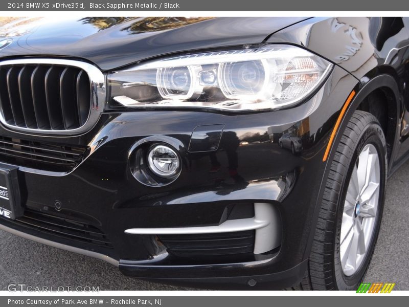 Black Sapphire Metallic / Black 2014 BMW X5 xDrive35d