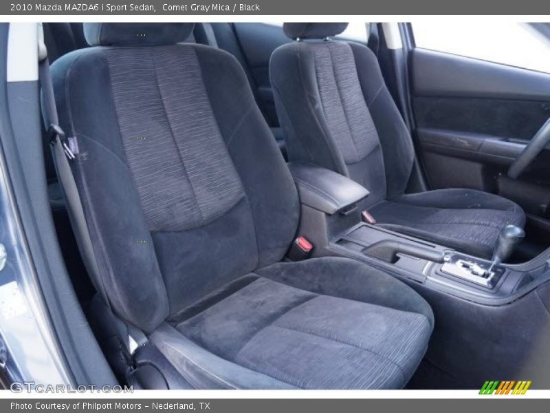 Comet Gray Mica / Black 2010 Mazda MAZDA6 i Sport Sedan