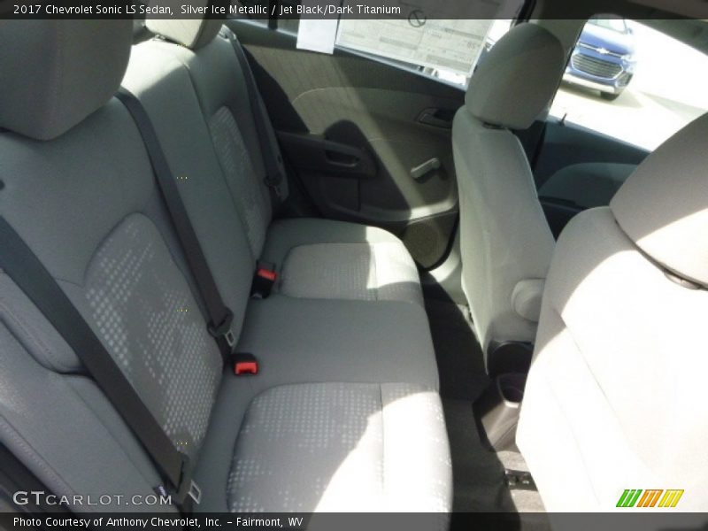 Silver Ice Metallic / Jet Black/Dark Titanium 2017 Chevrolet Sonic LS Sedan