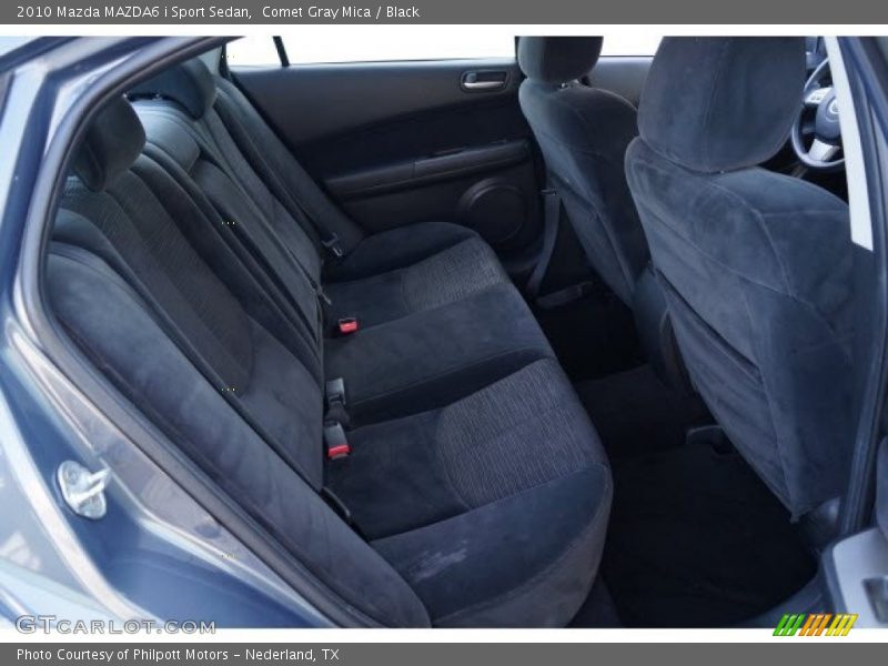 Comet Gray Mica / Black 2010 Mazda MAZDA6 i Sport Sedan