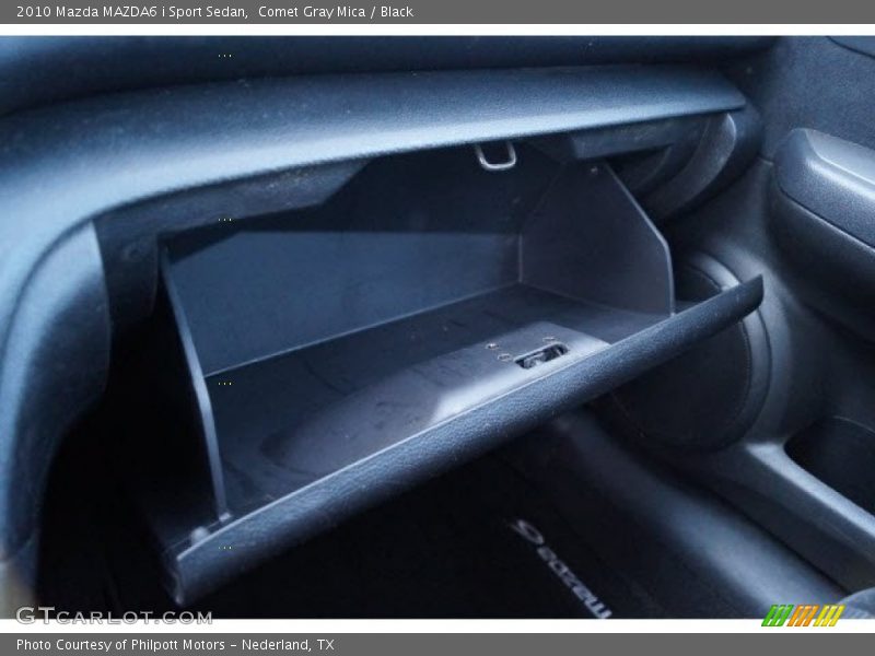 Comet Gray Mica / Black 2010 Mazda MAZDA6 i Sport Sedan