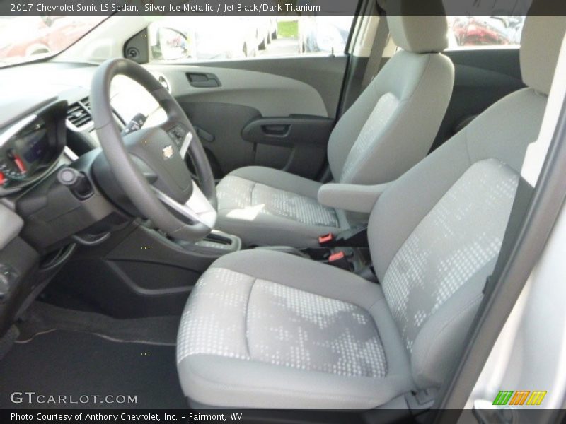 Silver Ice Metallic / Jet Black/Dark Titanium 2017 Chevrolet Sonic LS Sedan