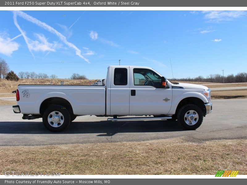 Oxford White / Steel Gray 2011 Ford F250 Super Duty XLT SuperCab 4x4