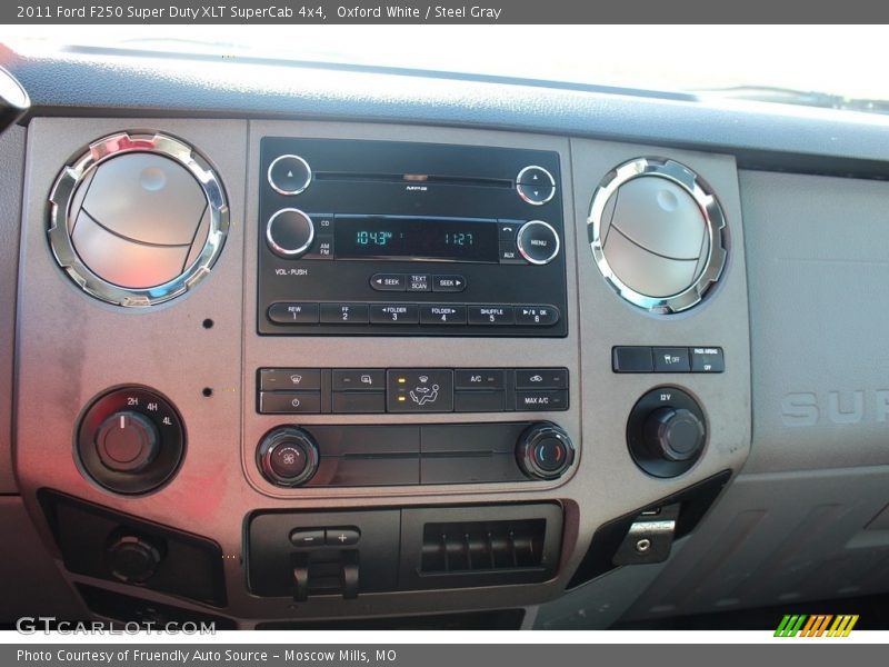 Oxford White / Steel Gray 2011 Ford F250 Super Duty XLT SuperCab 4x4