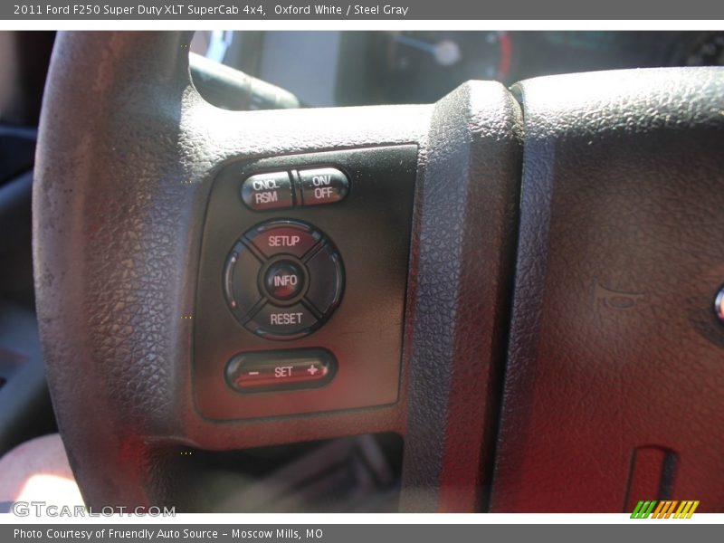 Oxford White / Steel Gray 2011 Ford F250 Super Duty XLT SuperCab 4x4