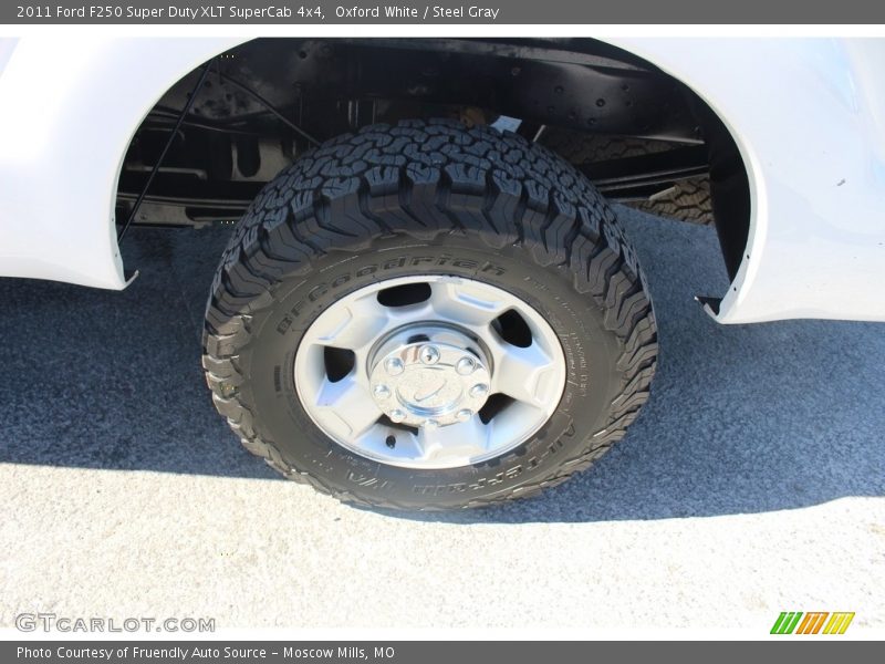 Oxford White / Steel Gray 2011 Ford F250 Super Duty XLT SuperCab 4x4