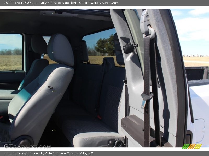 Oxford White / Steel Gray 2011 Ford F250 Super Duty XLT SuperCab 4x4