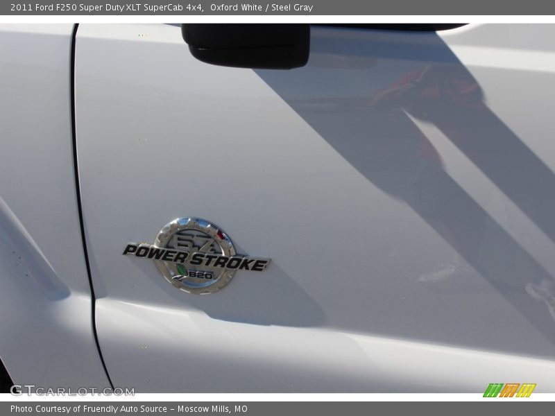 Oxford White / Steel Gray 2011 Ford F250 Super Duty XLT SuperCab 4x4
