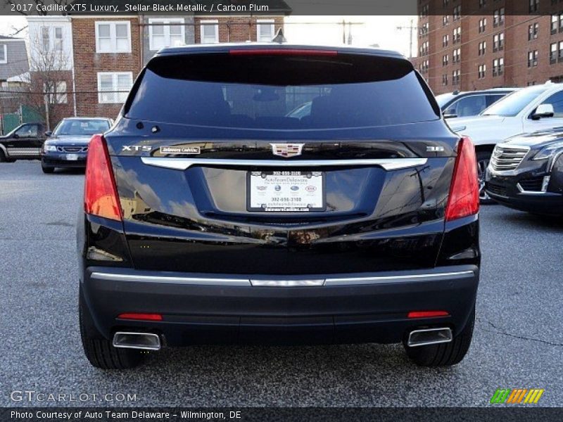 Stellar Black Metallic / Carbon Plum 2017 Cadillac XT5 Luxury