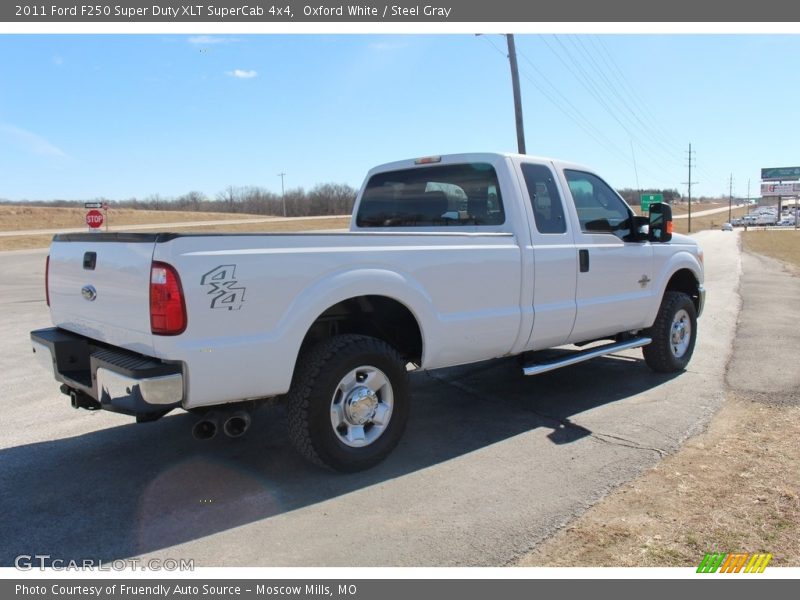 Oxford White / Steel Gray 2011 Ford F250 Super Duty XLT SuperCab 4x4