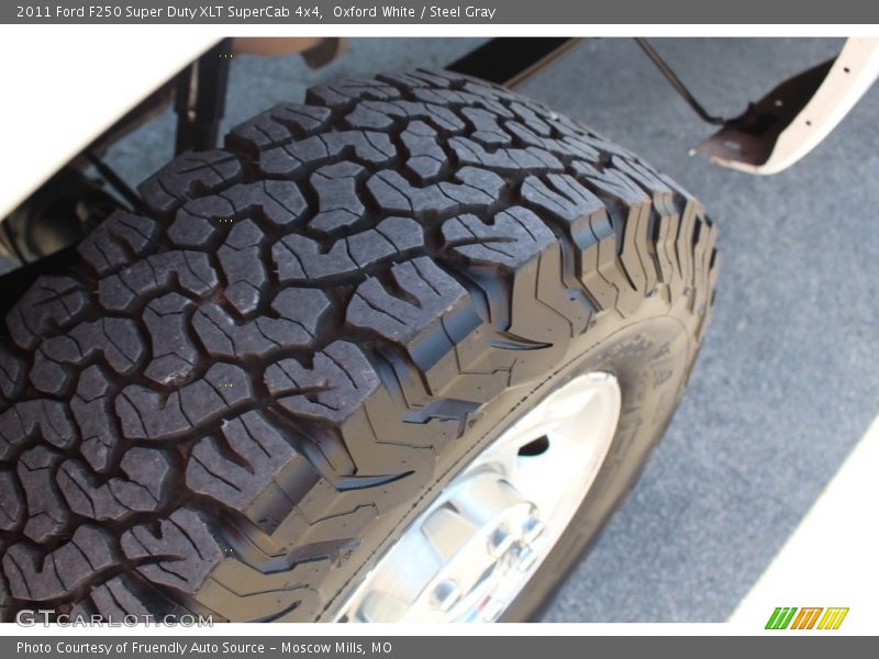 Oxford White / Steel Gray 2011 Ford F250 Super Duty XLT SuperCab 4x4