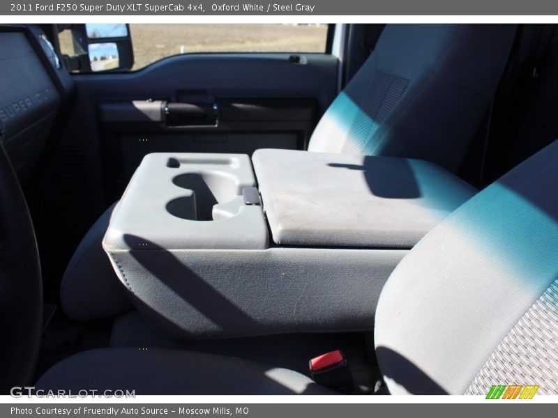 Oxford White / Steel Gray 2011 Ford F250 Super Duty XLT SuperCab 4x4
