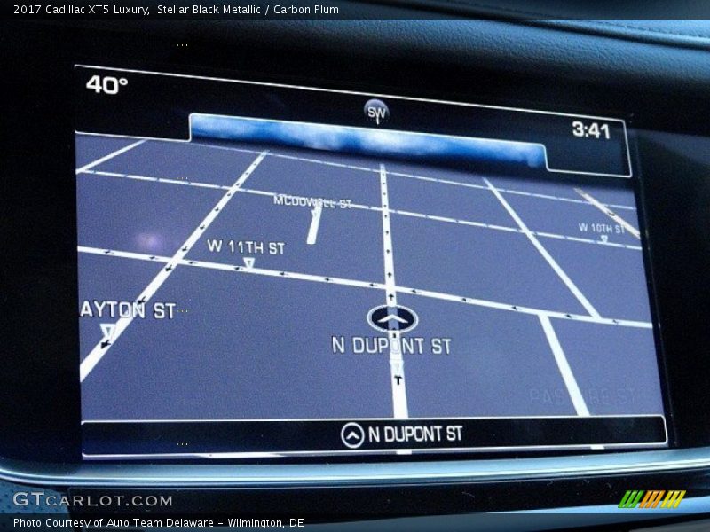 Navigation of 2017 XT5 Luxury