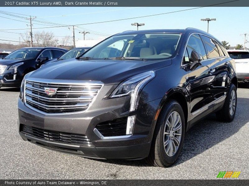 Dark Granite Metallic / Cirrus 2017 Cadillac XT5 Luxury AWD